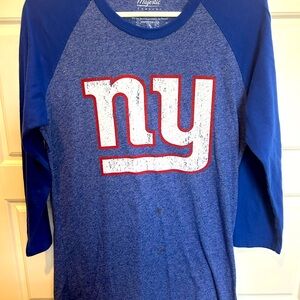 New York Giants Women’s Large Saquan Barkley Baseball T-shirt
